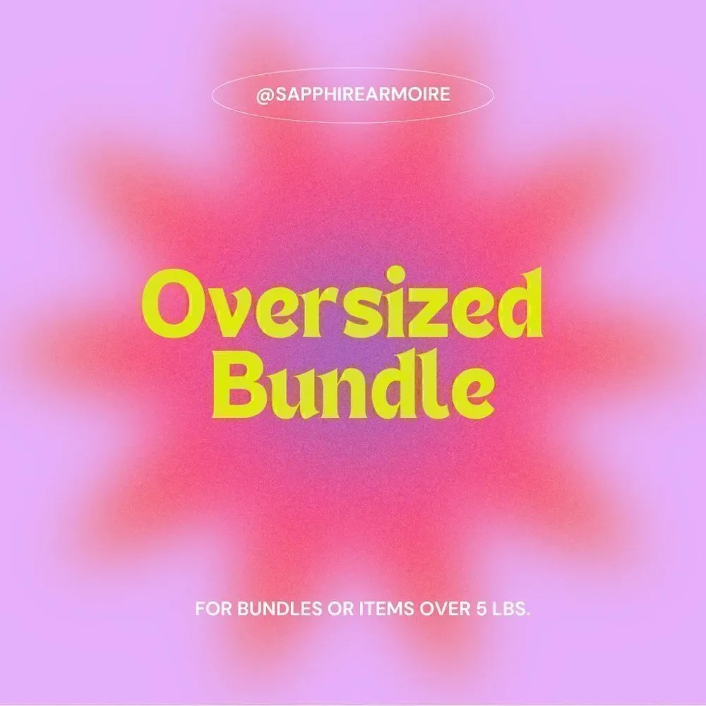 Oversized Bundle For Items Over 5 lbs
